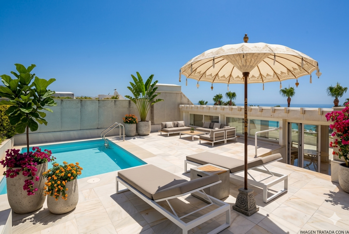 Puerto Banus Marbella penthouse 4 Bedrooms