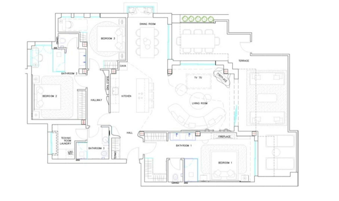 Estepona apartment 3 Bedrooms
